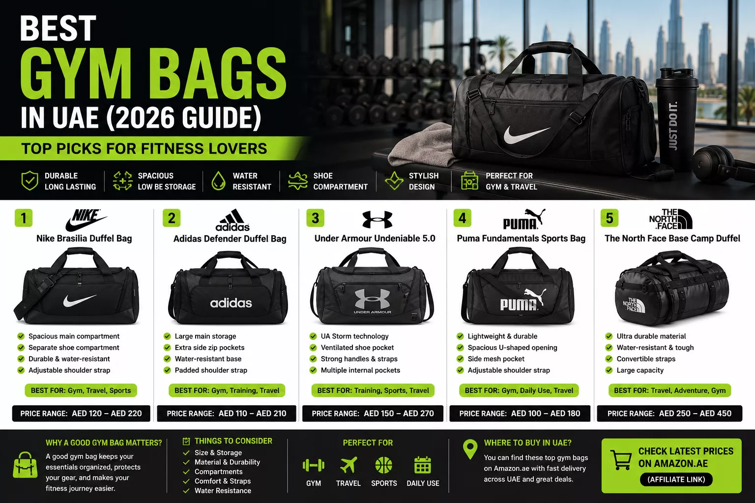 best-gym-bags-in-uae