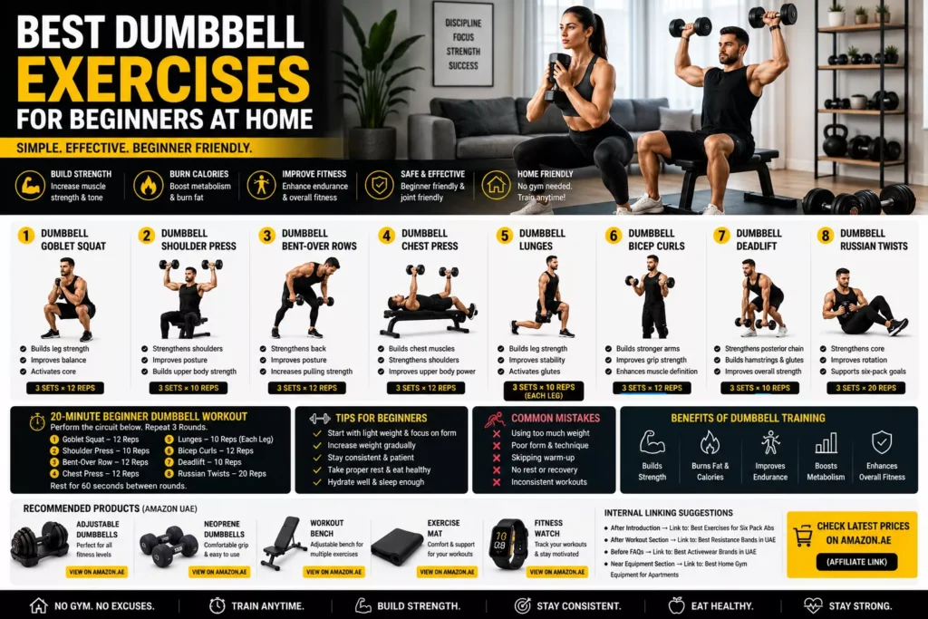 best dumbbell exercises for beginners