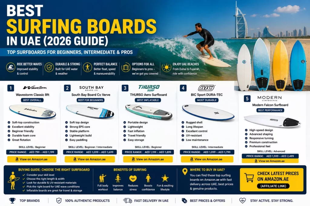 best surfing boards in UAE