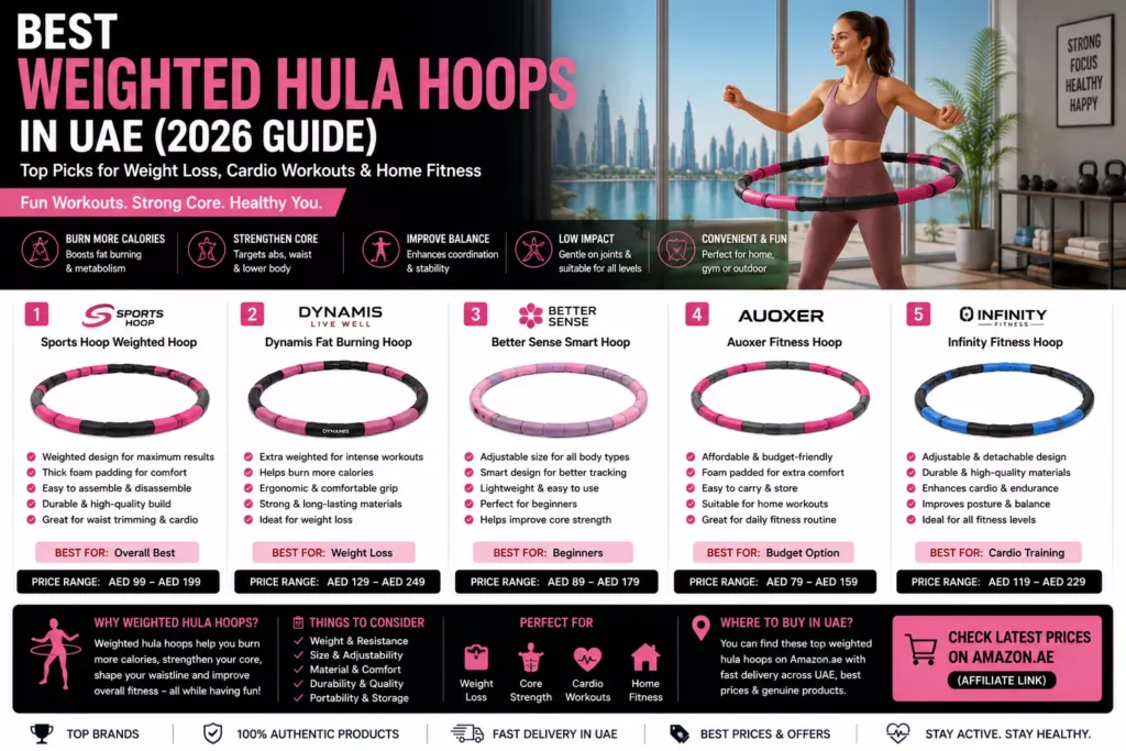 best weighted hula hoop in UAE