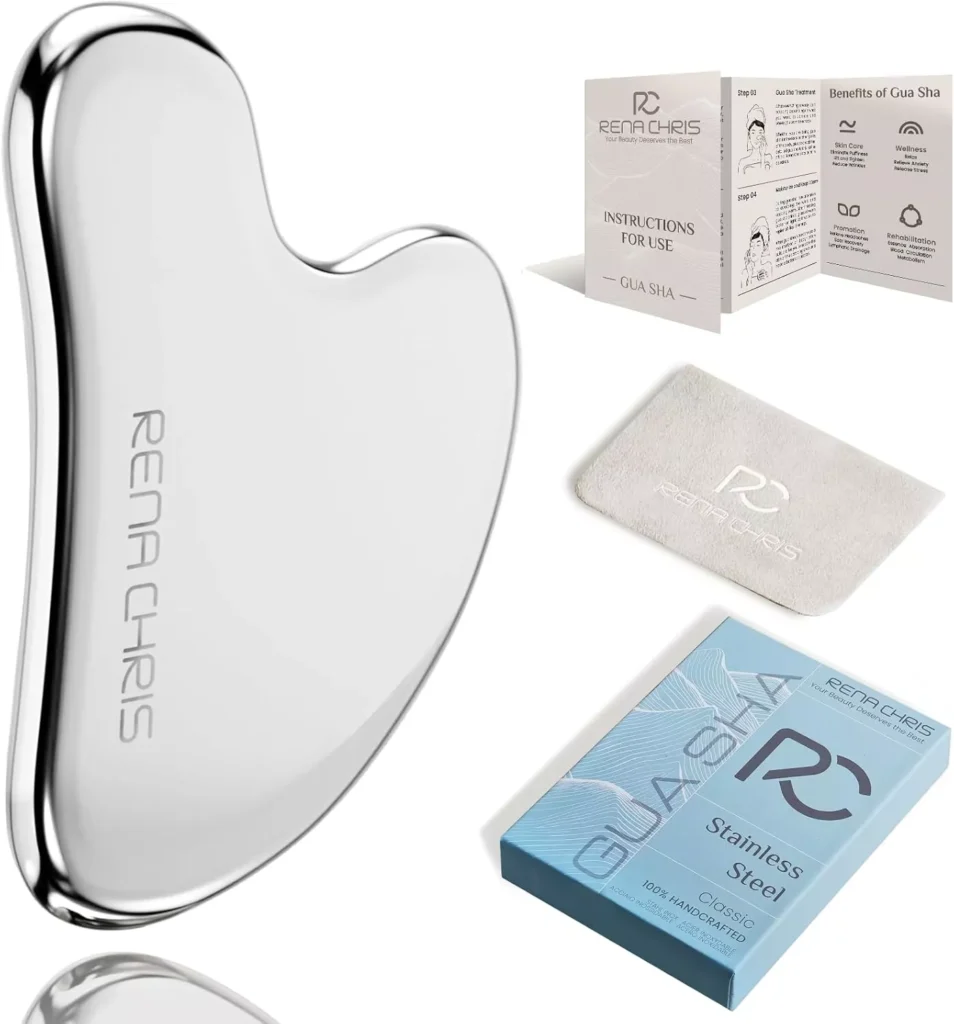 Rena Chris gua sha facial tool,